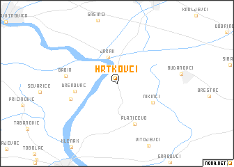 map of Hrtkovci