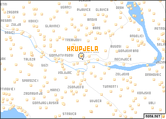 map of Hrupjela