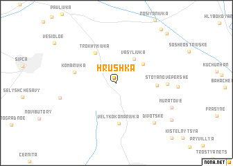 map of Hrushka