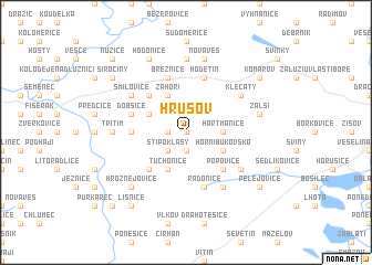 map of Hrušov