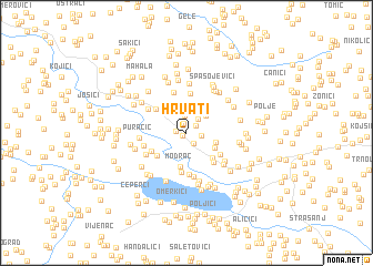 map of Hrvati