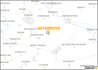 map of Hryhorivka