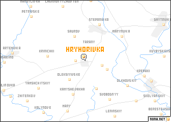 map of Hryhorivka