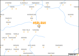 map of Hsalawk