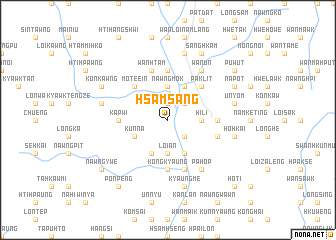 map of Hsamsang