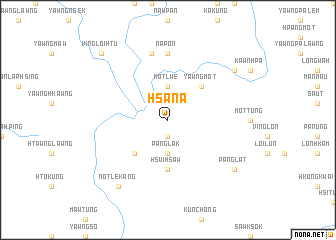 map of Hsana