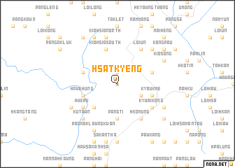 map of Hsatkyeng