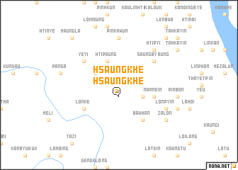 map of Hsaungkhe