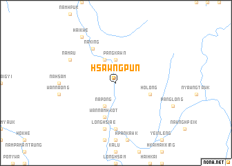 map of Hsawng Pun