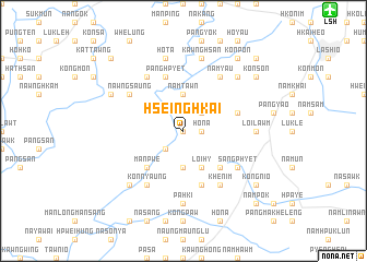 map of Hseing-hkai