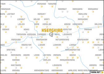 map of Hsengkiao