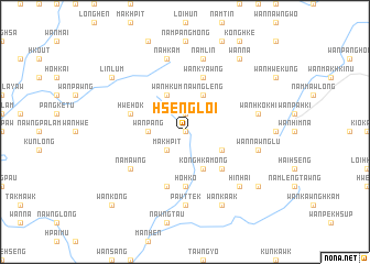 map of Hseng Loi