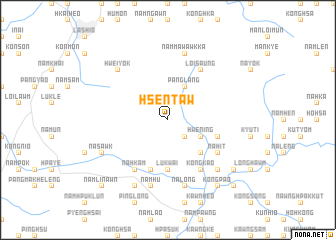 map of Hsen-taw