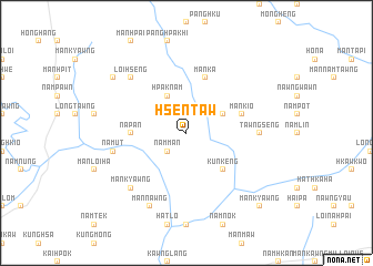 map of Hsentaw