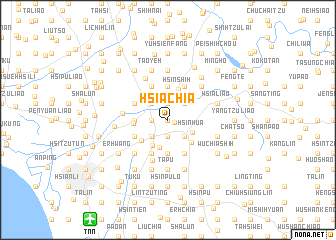 map of Hsia-chia