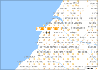 map of Hsia-chien-k\