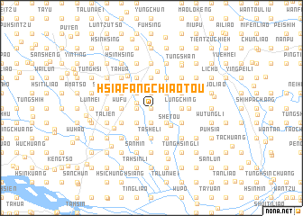 map of Hsia-fang-ch\