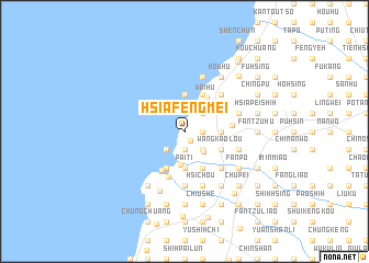 map of Hsia-feng-mei