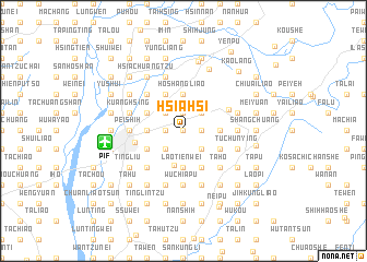 map of Hsia-hsi