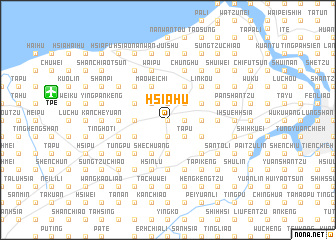 map of Hsia-hu