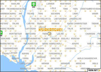 map of Hsia-kang-wei