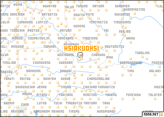 map of Hsia-kuo-hsi