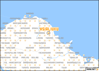 map of Hsia-liu-ku