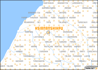 map of Hsia-nan-shih-pu