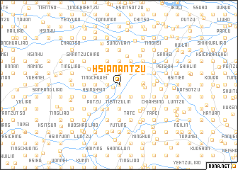 map of Hsia-nan-tzu