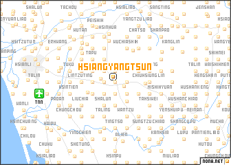 map of Hsiang-yang-ts\