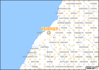 map of Hsia-nien