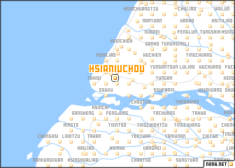 map of Hsia-niu-ch\