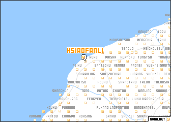 map of Hsiao-fan-li