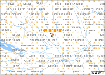 map of Hsiao-hsin