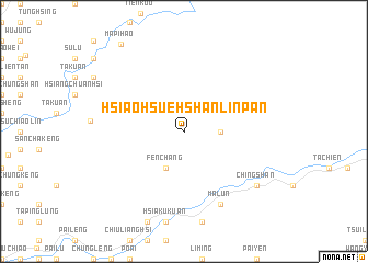 map of Hsiao-hsüeh-shan-lin-pan