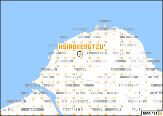 map of Hsiao-k\