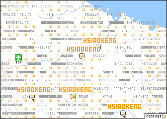 map of Hsiao-k\