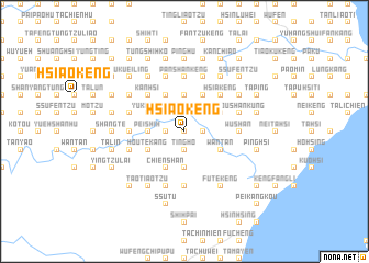 map of Hsiao-k\