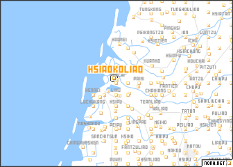 map of Hsiao-k\