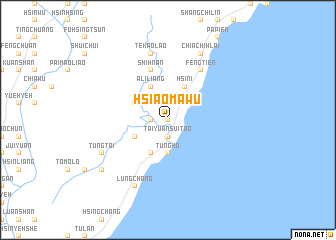 map of Hsiao-ma-wu