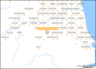 map of Hsiao-nan-ao