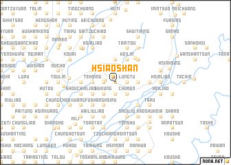 map of Hsiao-shan