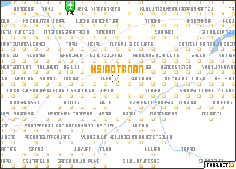 map of Hsiao-ta-nan