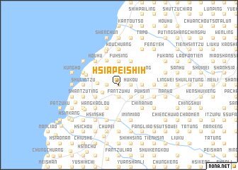 map of Hsia-pei-shih