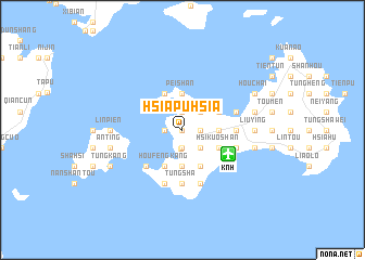 map of Hsia-pu-hsia
