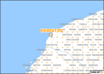 map of Hsia-pu-ting