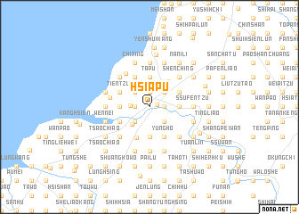 map of Hsia-pu