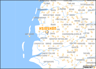 map of Hsia-shan