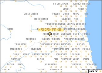 map of Hsia-shen-kou