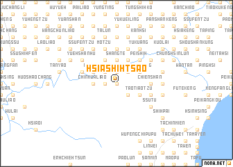map of Hsia-shih-ts\